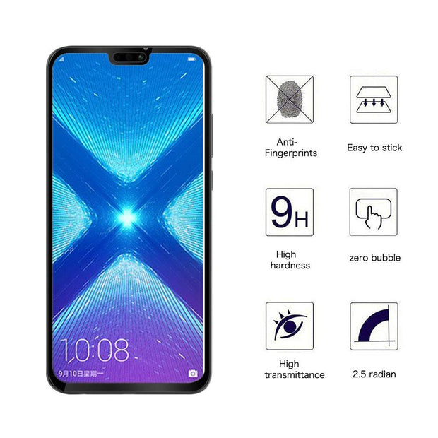 Huawei Honor 8X Full Coverage Tempered Glass Screen Protector
