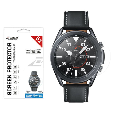 Zeelot Samsung Galaxy Watch 3 (45MM) PureShield Tempered Glass Screen Protector