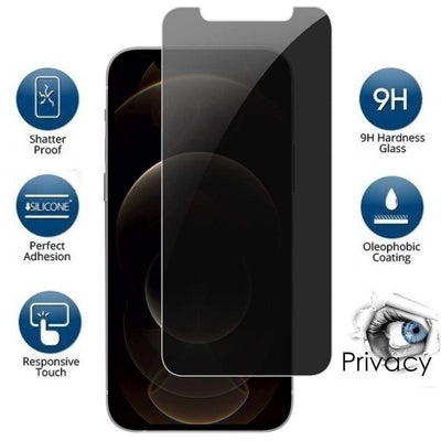 iPhone 12 Pro Max 6.7 (2020) Tempered Glass Screen Protector (Privacy 180 Degree)