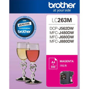Brother Colour (High) Ink Cartridge LC263 Series