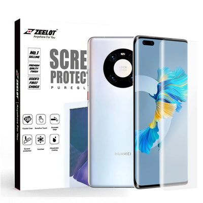 ZEELOT Huawei Mate 40 Pro PureGlass (2.5D) Full Coverage Tempered Glass Screen Protector