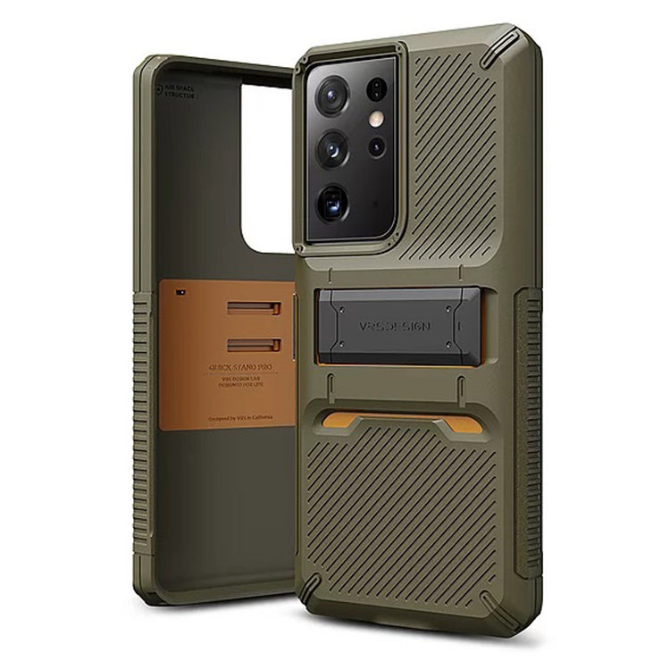 VRS Design Samsung S21 Ultra Damda Quickstand Case
