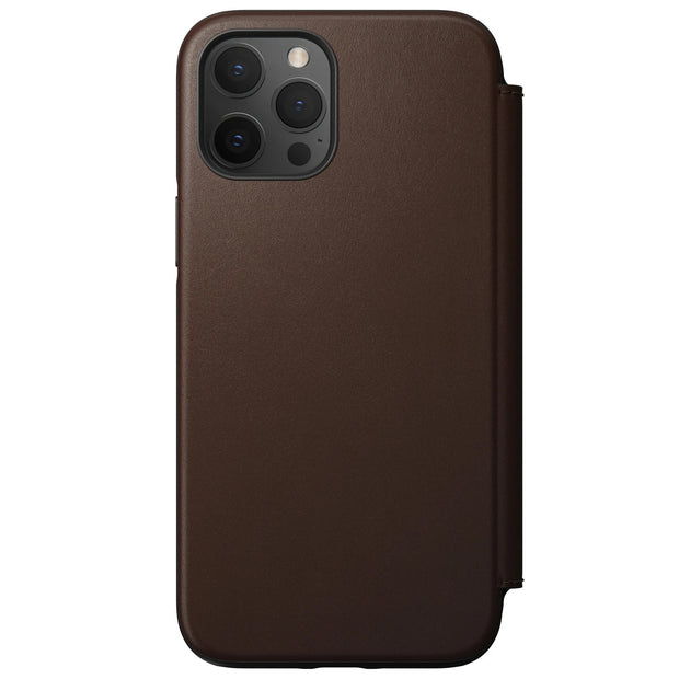NOMAD iPhone 12 / Pro 6.1 (2020) Rugged Folio Horween Leather MagSafe Case