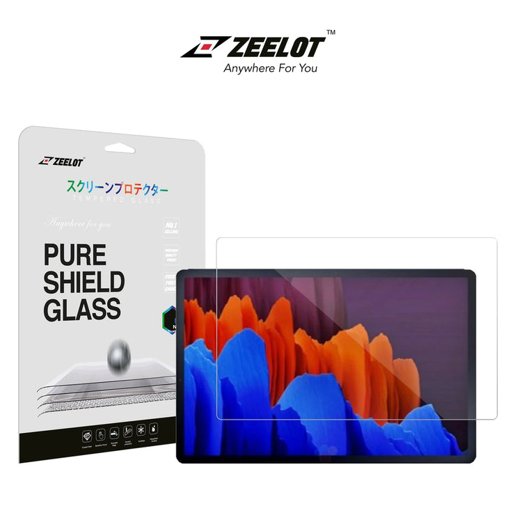 ZEELOT Samsung Tab S7+ Plus PureShield Tempered Glass Screen Protector