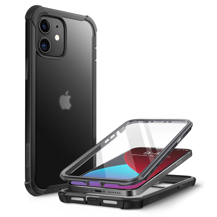Clayco iPhone 12 Mini 5.4 (2020) Forza Series Full-Body Rugged Case (With Built-in Screen Protector)