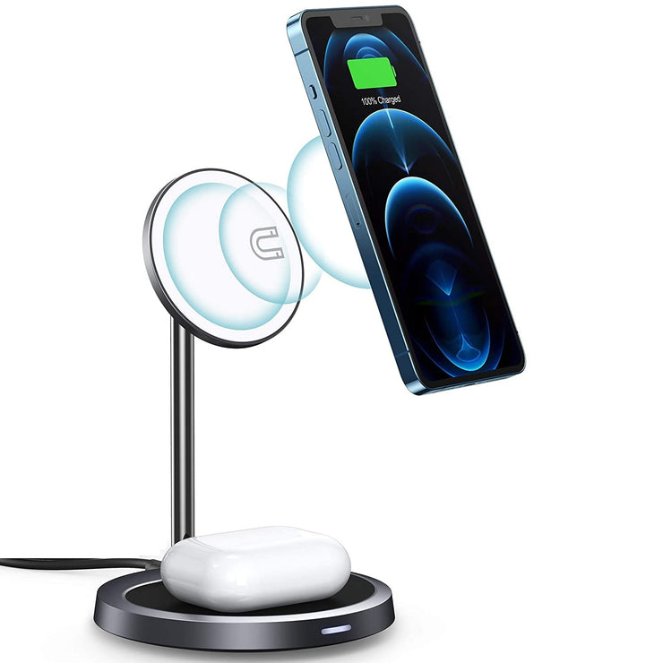 Choetech 2-in-1 Magnetic Wireless Charger