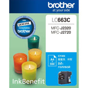 Brother Colour (High Yield) Ink Cartridge LC663 Series