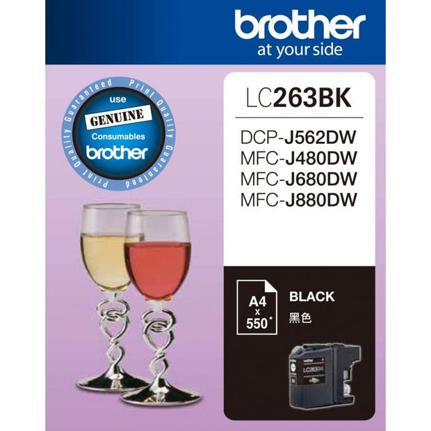 Brother Colour (High) Ink Cartridge LC263 Series