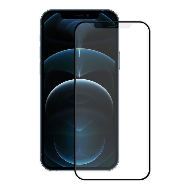 Ugly Rubber iPhone 13 / Pro 6.1 (2021) Matte / Anti-Glare Full Coverage Tempered Glass Screen Protector