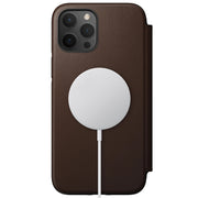 NOMAD iPhone 12 / Pro 6.1 (2020) Rugged Folio Horween Leather MagSafe Case