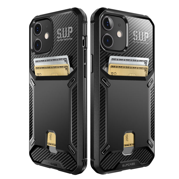 Supcase iPhone 12 Mini 5.4 (2020) UB Vault Slim Protective Wallet Case with Built-in Card Holder