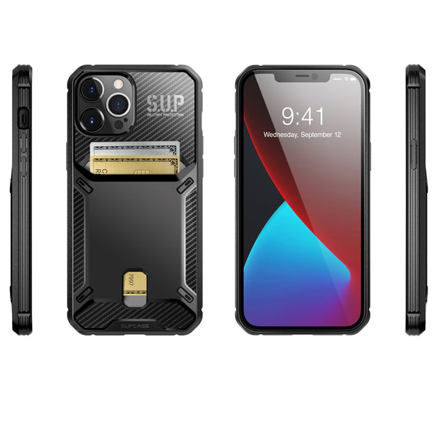 Supcase iPhone 12 Pro Max 6.7 (2020) UB Vault Slim Protective Wallet Case with Built-in Card Holder