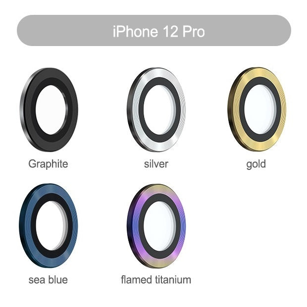 DEVIA iPhone 12 Pro 6.1 (2020) Gemstone Lens Glass Protector (3 Pieces)