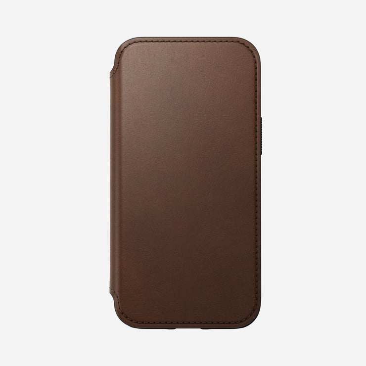 NOMAD iPhone 13 6.1 (2021) Modern Leather Folio MagSafe Case