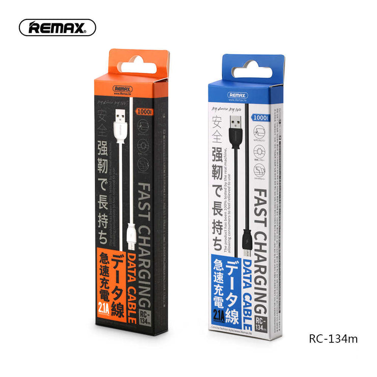 Remax Fast Charging Micro Data Cable RC-134m (1 Meter)
