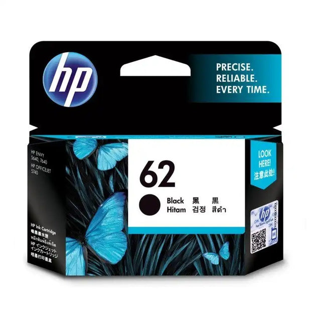 HP 62 Black Ink Cartridge (C2P04AA)