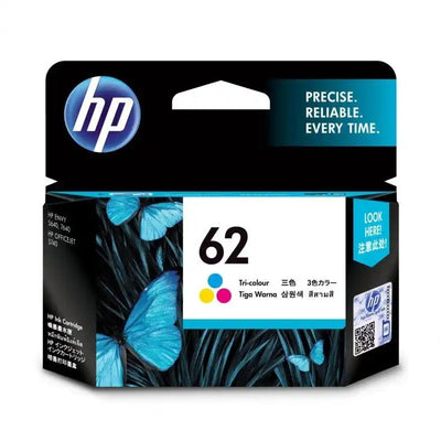 HP 62 Tri-Color Ink Cartridge (C2P06AA)