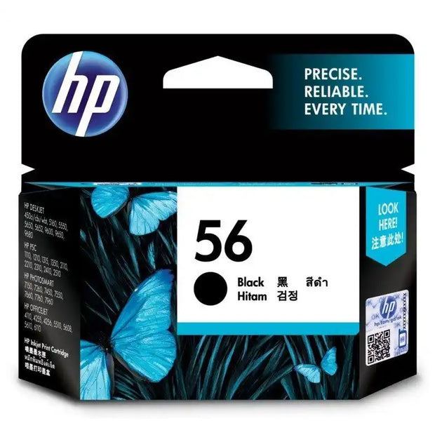 HP 56 Black Ink Cartridge (C6656AA)