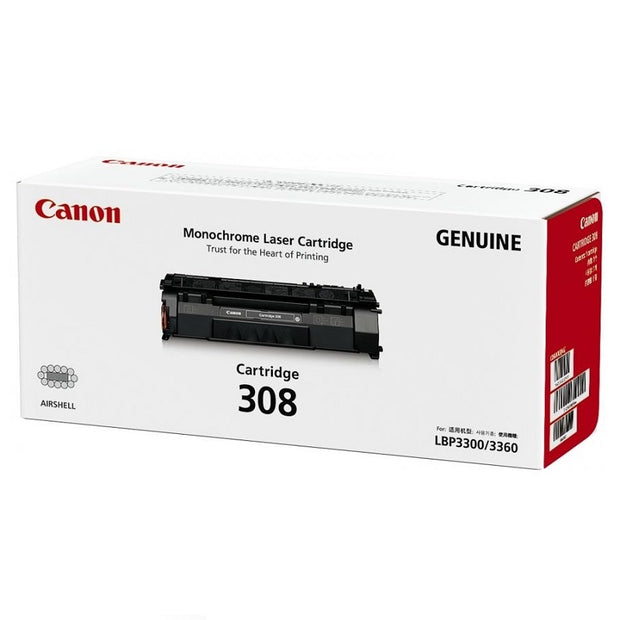 Canon Black Toner Cartridge CART 308