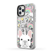 Casetify iPhone 11 Pro 5.8 (2019) Glitter (Gold Chrome / Monochrome Silver) Case