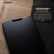 ZEELOT iPhone 13 Mini 5.4 (2021) Matte / Anti-Glare Full Coverage SOLIDsleek Tempered Glass Screen Protector With/Without Easy Alignment Kit