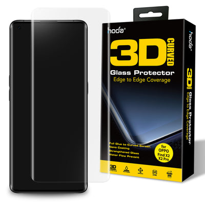 Hoda OPPO Find X2 / X2 Pro Full Coverage 3D UV Full Glue Tempered Glass Screen Protector