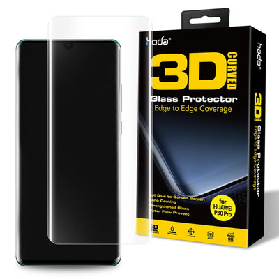 Hoda Huawei P30 Pro Full Coverage 3D UV Full Glue Tempered Glass Screen Protector