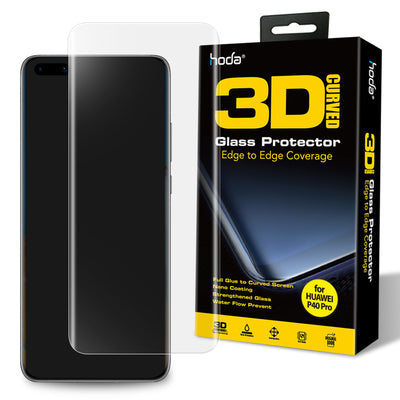 Hoda Huawei P40 Pro Full Coverage 3D UV Full Glue Tempered Glass Screen Protector