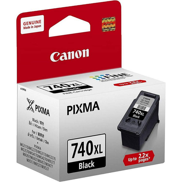 Canon Black (High Yield) Ink Cartridge PG-740XL