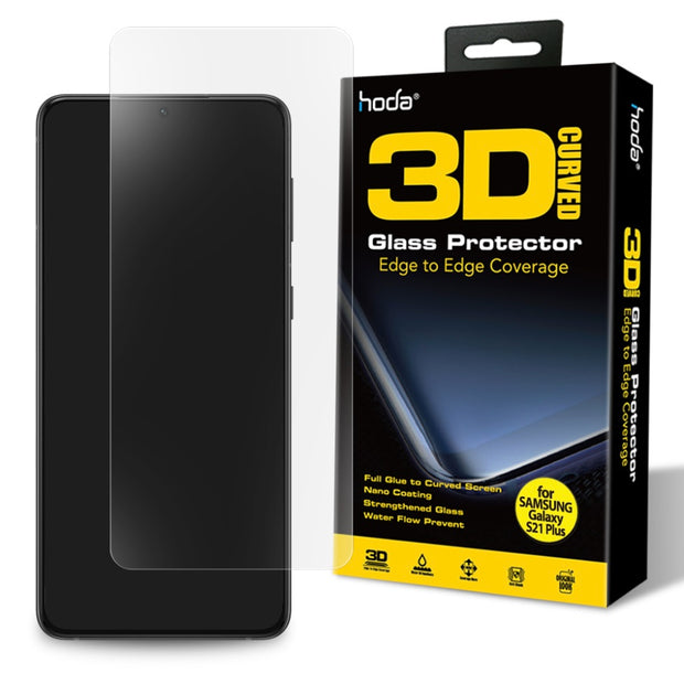 Hoda Samsung S21+ Plus Full Coverage 3D UV Full Glue Tempered Glass Screen Protector
