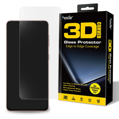 Hoda Samsung S21 Full Coverage 3D UV Full Glue Tempered Glass Screen Protector
