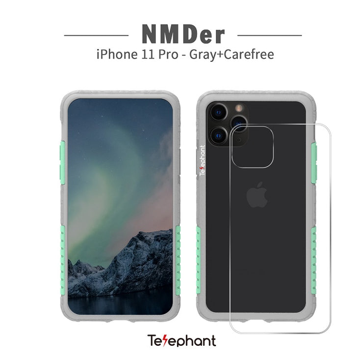 Telephant iPhone 11 Pro 5.8 (2019) NMDer Gray Base Case