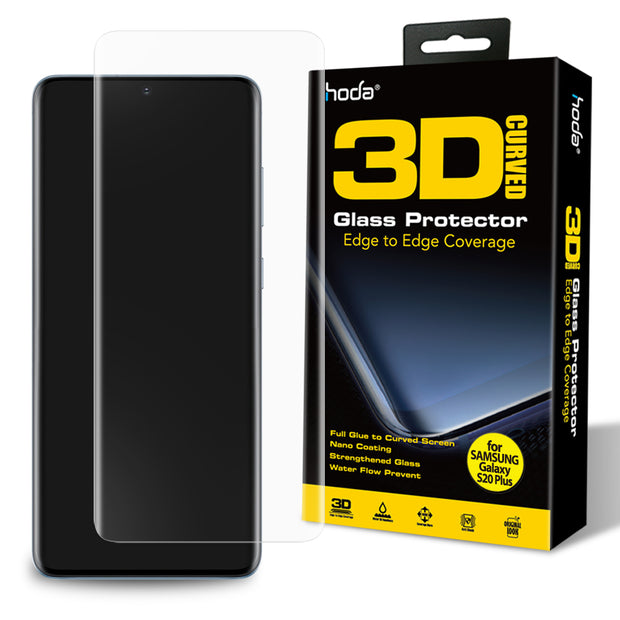 Hoda Samsung S20+ Plus Full Coverage 3D UV Full Glue Tempered Glass Screen Protector
