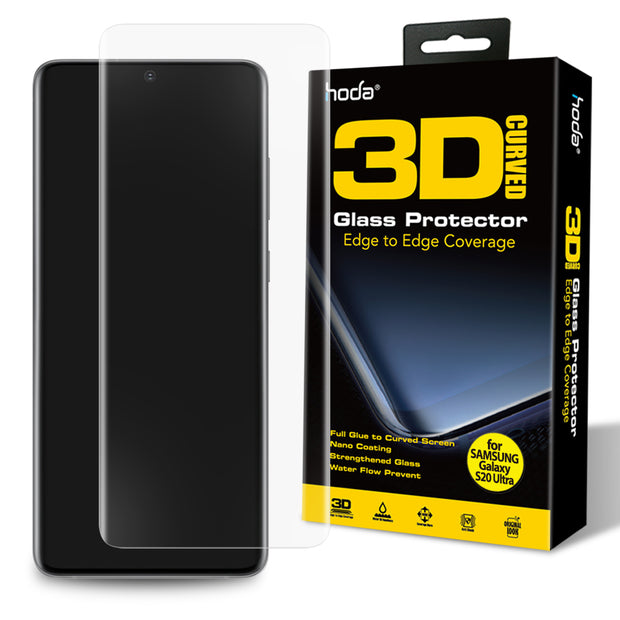 Hoda Samsung S20 Ultra Full Coverage 3D UV Full Glue Tempered Glass Screen Protector